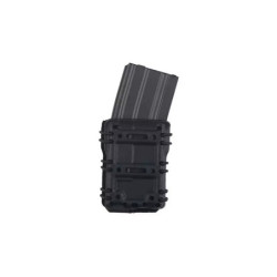 SMC 5.56 Magazine Pouch with flocking (QD Belt) - black