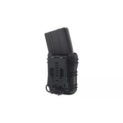 SMC 5.56 Magazine Pouch with flocking (QD Belt) - black