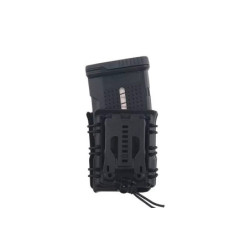 SMC 7,62 Magazine Pouch with flocking (QD belt) - czarny