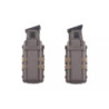 A Set of 2 FAST Magazine Pouches (transverse) For Pistol Magazines - dark earth