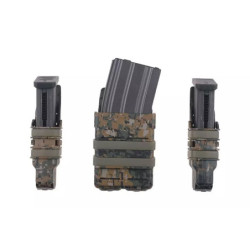 FAST Magazine Holster Set for 5,56 and 9mm magazine - woodland