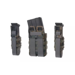 FAST Magazine Holster Set for 5,56 and 9mm magazine - woodland