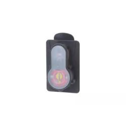 Lightbuck Card Button electronic marker - black (red light)