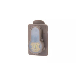 Lightbuck Card Button electronic marker - Dark Earth (orange light)