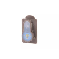 Lightbuck Card Button electronic marker - Dark Earth (blue light)