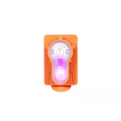 Lightbuck Card Button electronic marker - orange (pink light)