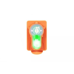 Lightbuck Card Button electronic marker - orange (green light)