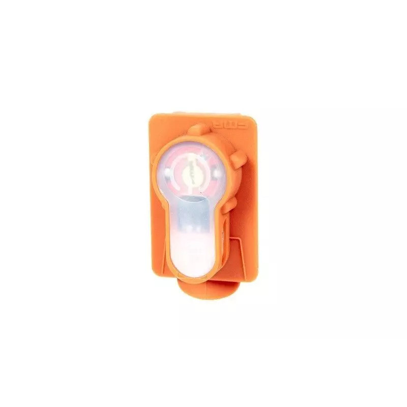 Lightbuck Card Button electronic marker - orange (red light)