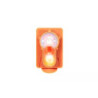 Lightbuck Card Button electronic marker - orange (red light)