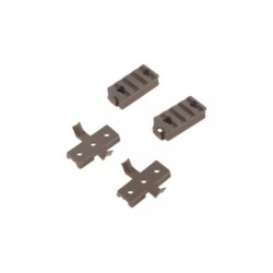 Set of Helmet Mounting Accessories - Dark Earth