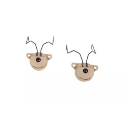 Set of 2 Gen2 Hearing Protector Mounts - Dark Earth