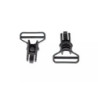 Gogle clips for helmets - black