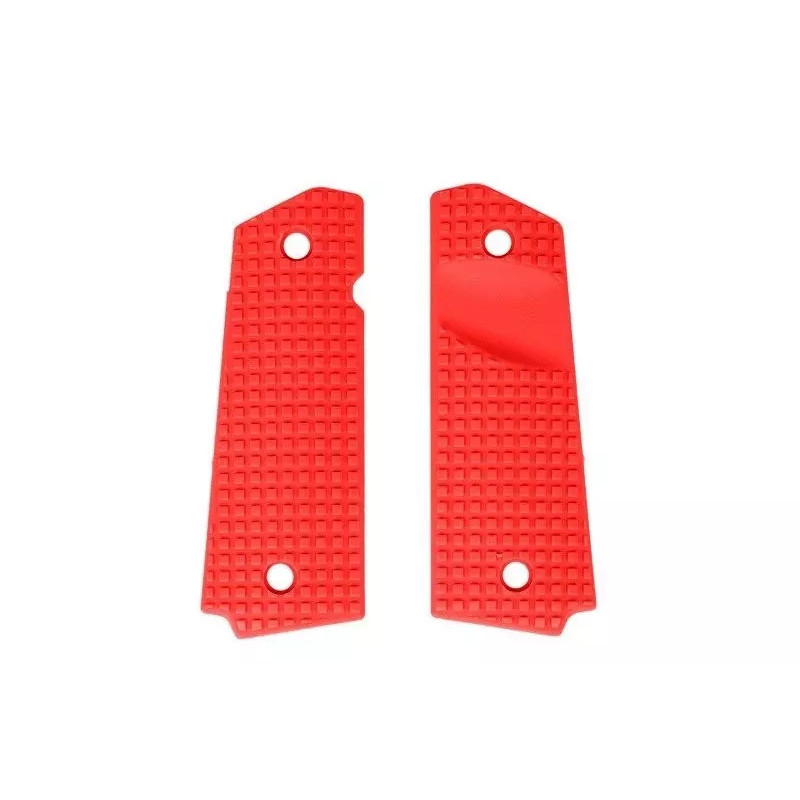 Polymer grip panels for Colt 1911 - red