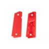 Polymer grip panels for Colt 1911 - red