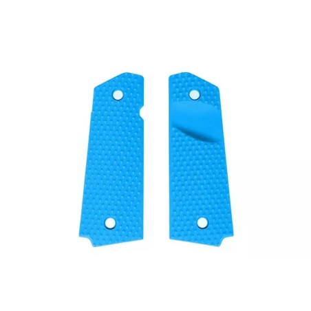 Diamond polymer grip panels for Colt 1911 - blue