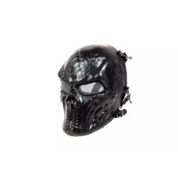 Skeleton terror mask - black