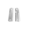 Aluminum Grip Covers  for Colt 1911 Pistols - silver