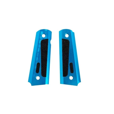 TYPE B alu grip panels for Colt 1911 - blue