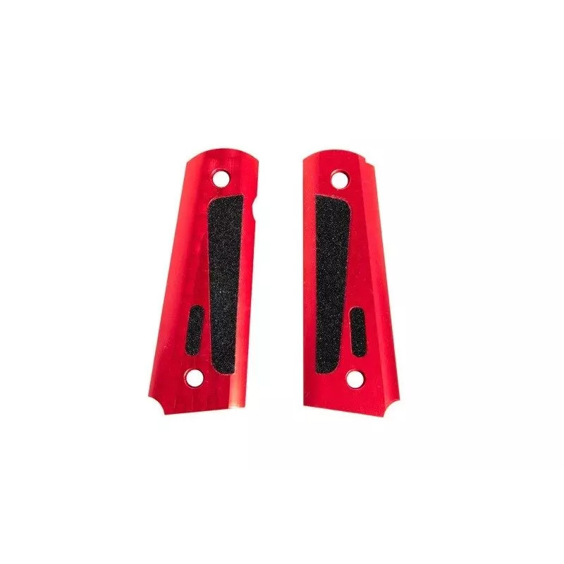 TYPE B alu grip panels for Colt 1911 - red