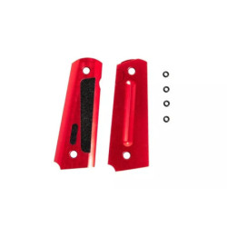 TYPE B alu grip panels for Colt 1911 - red