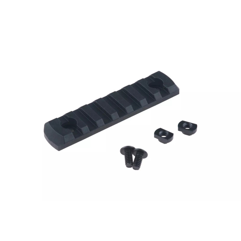 M-LOK 7 Slot Polymer Rail - Black