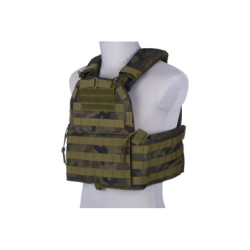 6094 QR type plate carrier tactical vest - wz.93 woodland panther