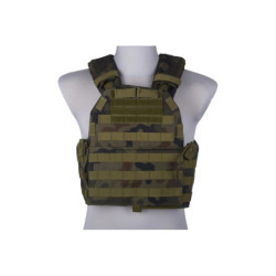 6094 QR type plate carrier tactical vest - wz.93 woodland panther