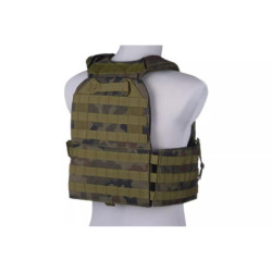 6094 QR type plate carrier tactical vest - wz.93 woodland panther