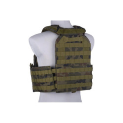 6094 QR type plate carrier tactical vest - wz.93 woodland panther