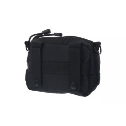 Universal horizontal cargo pouch - black