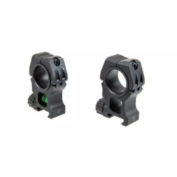 M10 25.4–30mm Scope Mount with Level - Black