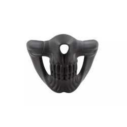 Skull mask - black