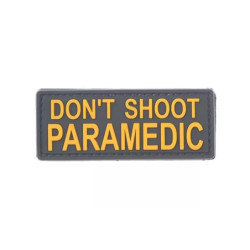 DON’T SHOOT PARAMEDIC - 3D Patch - Yellow