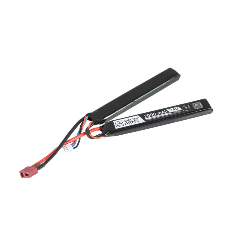 LiPo 7.4V Battery 2000mAh 15/30C - Nunchuck - T-Connect (Deans)