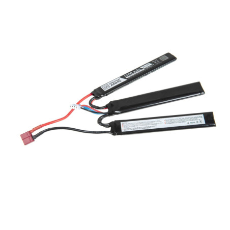 LiPo 11,1V 1300mAh 15/30C Battery - Butterfly Configuration - T-Connect (Deans)