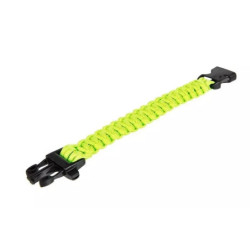 Survival Bracelet (Fastex) - Lime