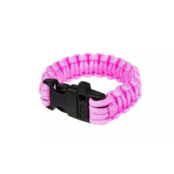 Survival Bracelet (Fastex) - Pink