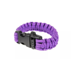 Survival Bracelet (Fastex) - Violet