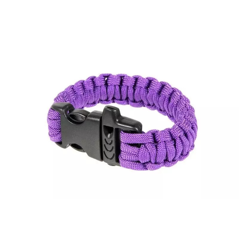 Survival Bracelet (Fastex) - Violet