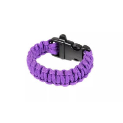 Survival Bracelet (Fastex) - Violet