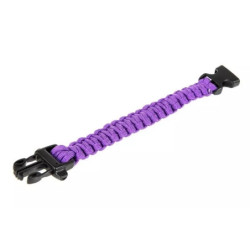 Survival Bracelet (Fastex) - Violet