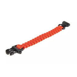 Survival Bracelet (Fastex) - Red