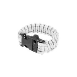 Survival Bracelet (Fastex) - White