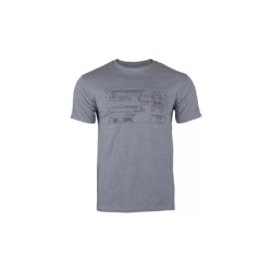Military Culture T-Shirt - Type A - Compet Grey
