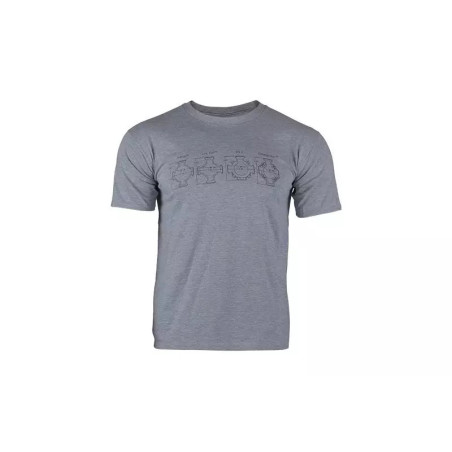 Military Culture T-Shirt - Type B - Compet Grey