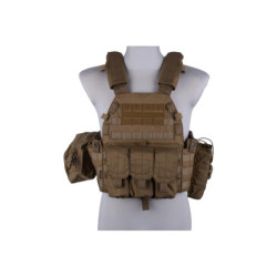 94K Plate Carrier M4 Tactical Vest - Coyote Brown