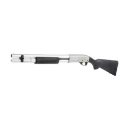 M870 Police Extended Version Shotgun Replica - Silver