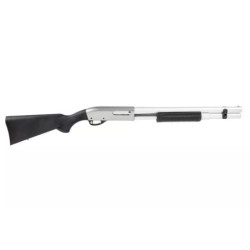 M870 Police Extended Version Shotgun Replica - Silver