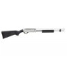 M870 Police Extended Version Shotgun Replica - Silver