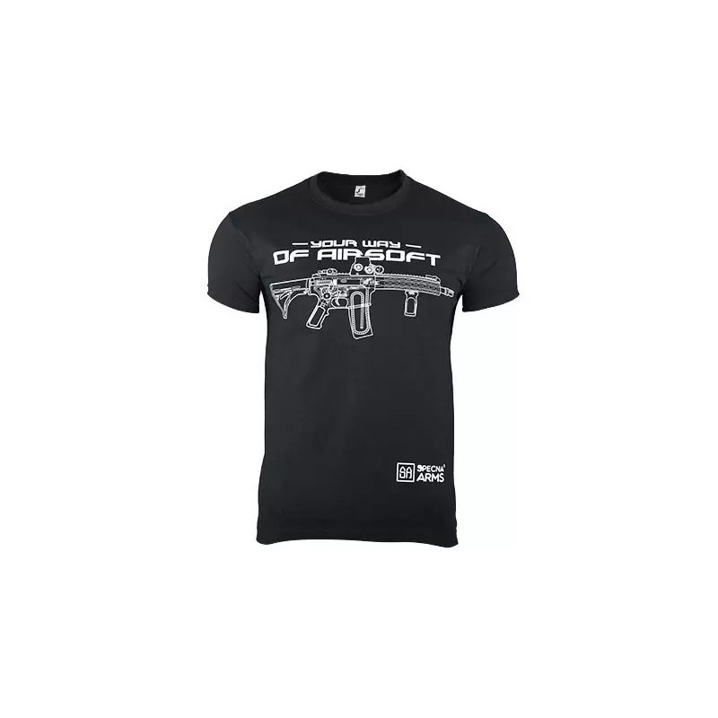 Specna Arms Shirt - Your Way of Airsoft 02 - Black